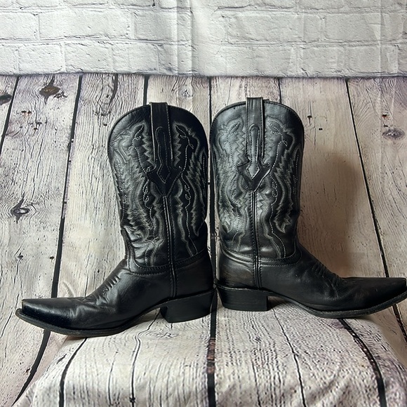 Men’s Soto western cowboy boots, black, size 7.5. In excellent condition - Picture 2 of 12